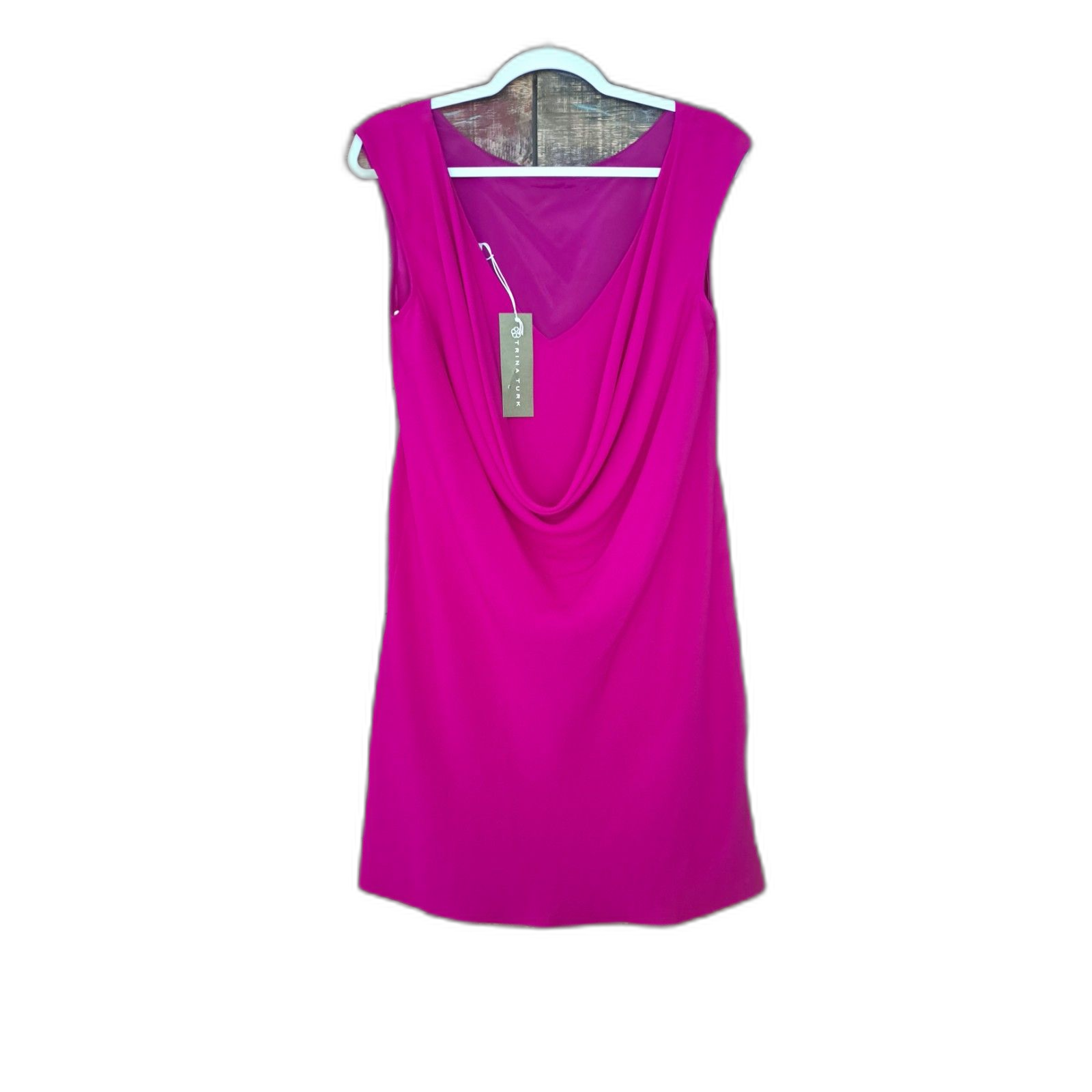 Trina Turk Womens Pink Magenta Shift Dress Size 8